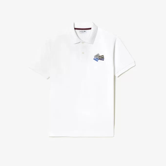 Bomuld Piqué L.12.12 Badge Detail Polo Shirt