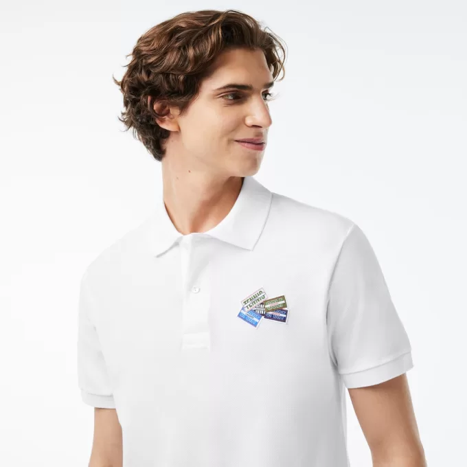 Bomuld Piqué L.12.12 Badge Detail Polo Shirt