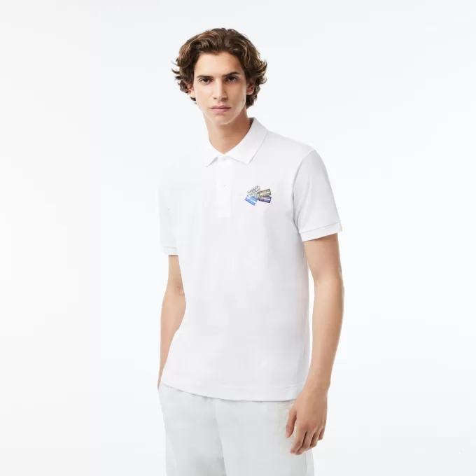 Bomuld Piqué L.12.12 Badge Detail Polo Shirt