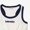 Bralette med broderet logo i frotté i bomuld