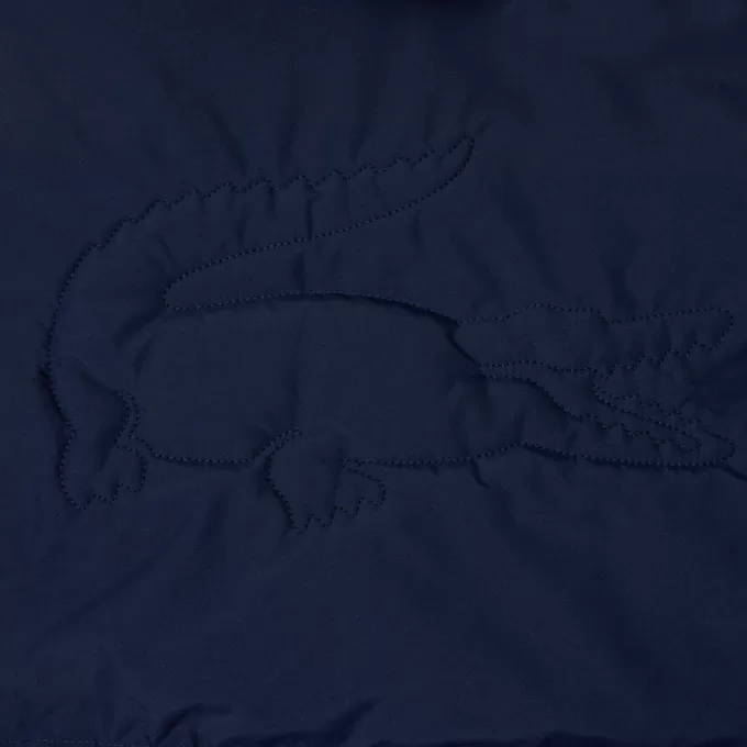 Broderet krokodille hættejakke