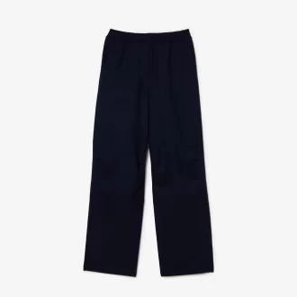 Bukser med brede ben og elastiske talje
