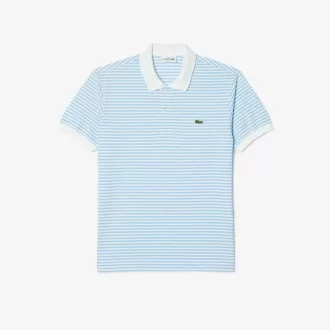 Classic Fit L.12.12 Stribet Petit Piqué Polo Shirt