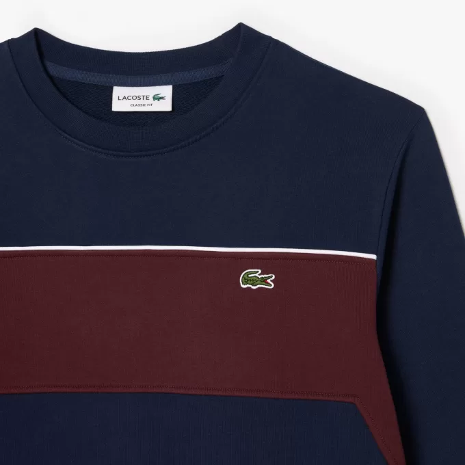 Colourblock Fleece Sweatshirt