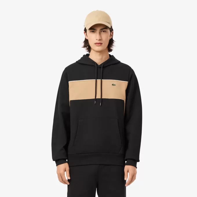 Colourblock Fleece hættetrøje