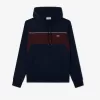 Colourblock Fleece hættetrøje