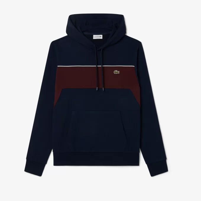 Colourblock Fleece hættetrøje