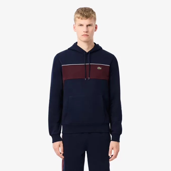 Colourblock Fleece hættetrøje