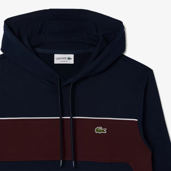Colourblock Fleece hættetrøje