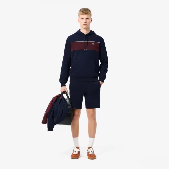 Colourblock Fleece hættetrøje