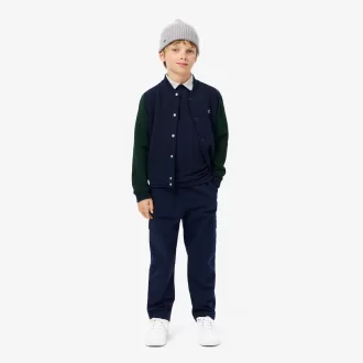 Colourblock Piqué Polo Shirt