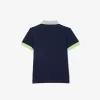 Colourblock Piqué Polo Shirt