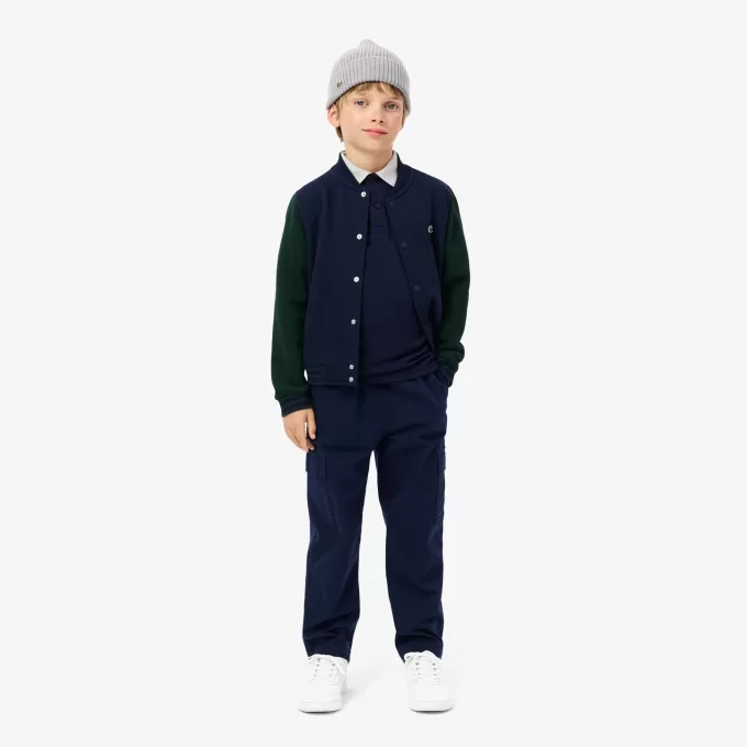 Colourblock Piqué Polo Shirt