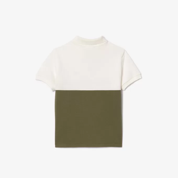 Colourblock Piqué Polo Shirt