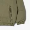 Colourblock Taffeta puffet jakke