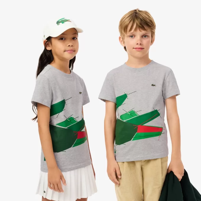 Crocodile Grafisk bomuld T-shirt