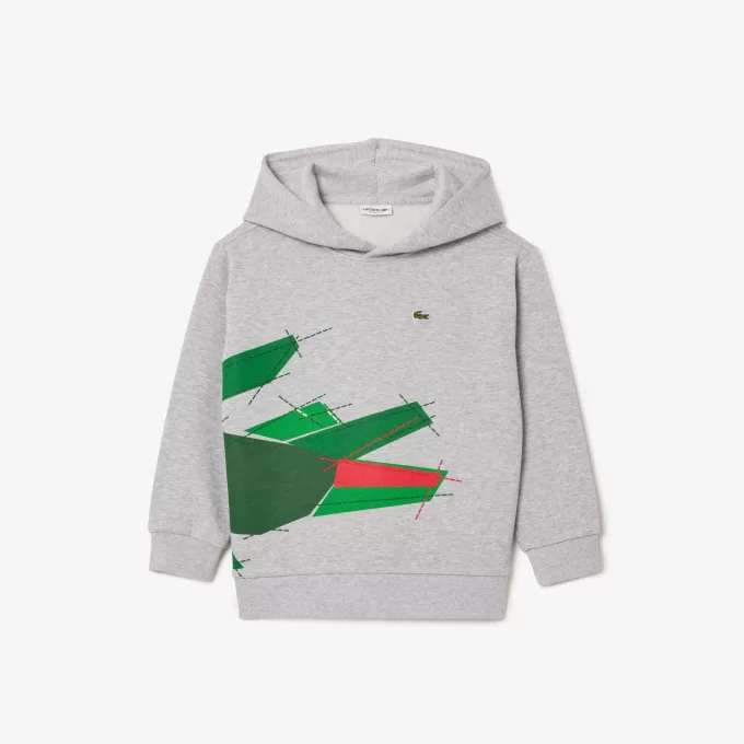 Crocodile grafisk hættetrøje