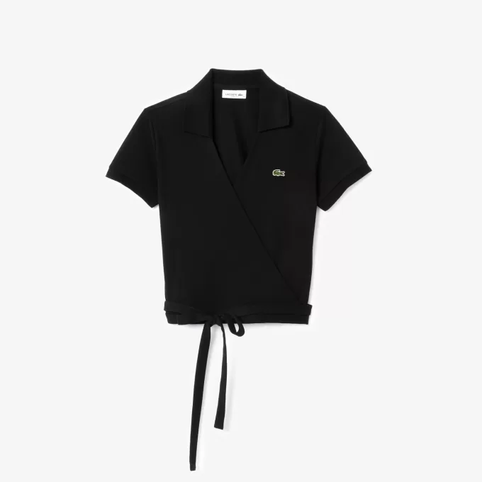 Crossover Stretch Pique Polo Shirt