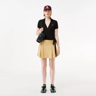 Crossover Stretch Pique Polo Shirt
