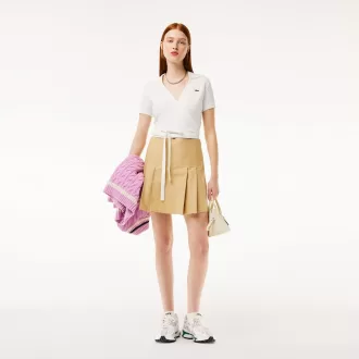 Crossover Stretch Piqué Polo Shirt