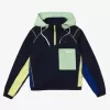 Dame Colour-Block Accents Pullover Windbreaker