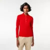 Dame Slim fit Stretch Piqué Lacoste Polo Shirt