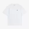 Dame T-shirt i premium bomuld med rund hals