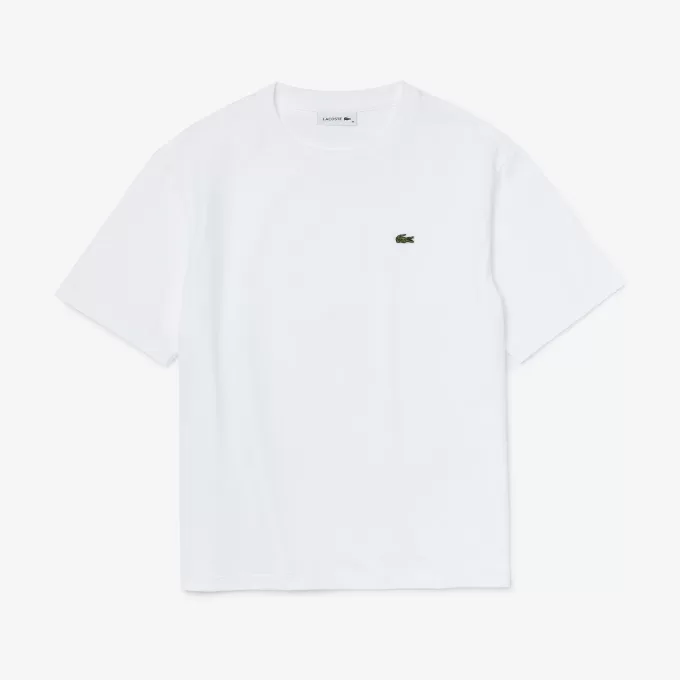 Dame T-shirt i premium bomuld med rund hals