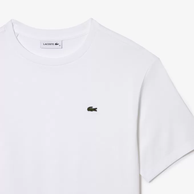 Dame T-shirt i premium bomuld med rund hals