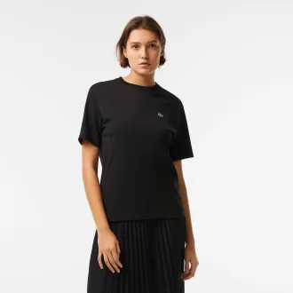 Dame T-shirt i premium bomuld med rund hals