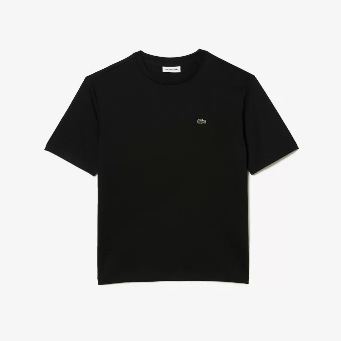 Dame T-shirt i premium bomuld med rund hals
