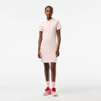 Dame-polo-kjole i stretch-bomuld