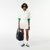 Dobbeltsidet bomuldspiké oversized poloshirt