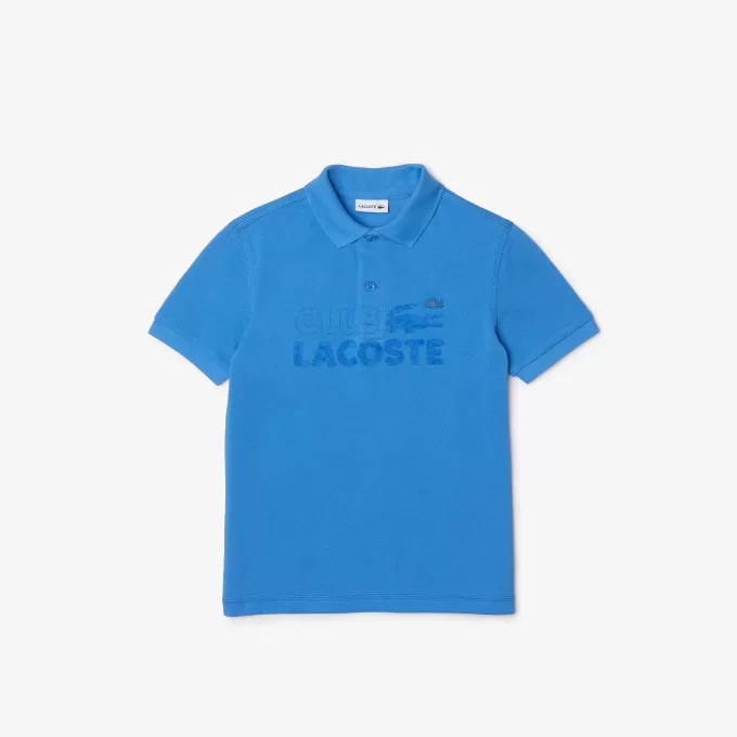 Drenge Lacoste Poloshirt af økologisk bomuld