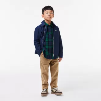 Drenge Lacoste Stretch Cotton Gabardine Chinos