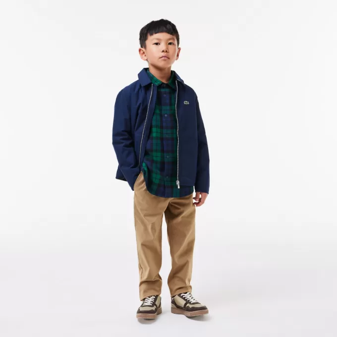 Drenge Lacoste Stretch Cotton Gabardine Chinos