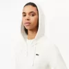 Fleece hættetrøje med lynlås