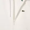 Fleece hættetrøje med lynlås