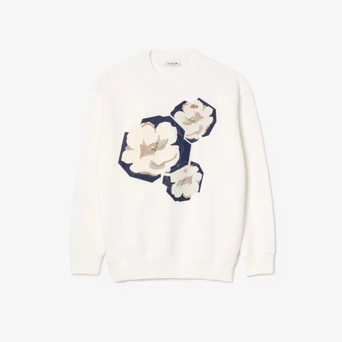 Fleece sweatshirt i overstørrelse