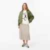 Fleece sweatshirt i overstørrelse