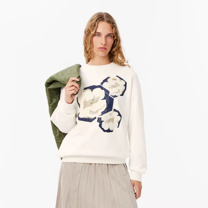 Fleece sweatshirt i overstørrelse
