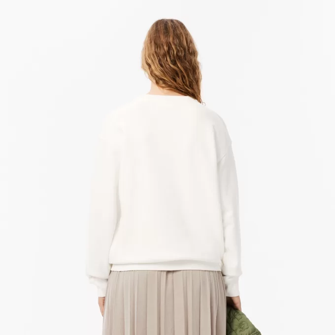 Fleece sweatshirt i overstørrelse