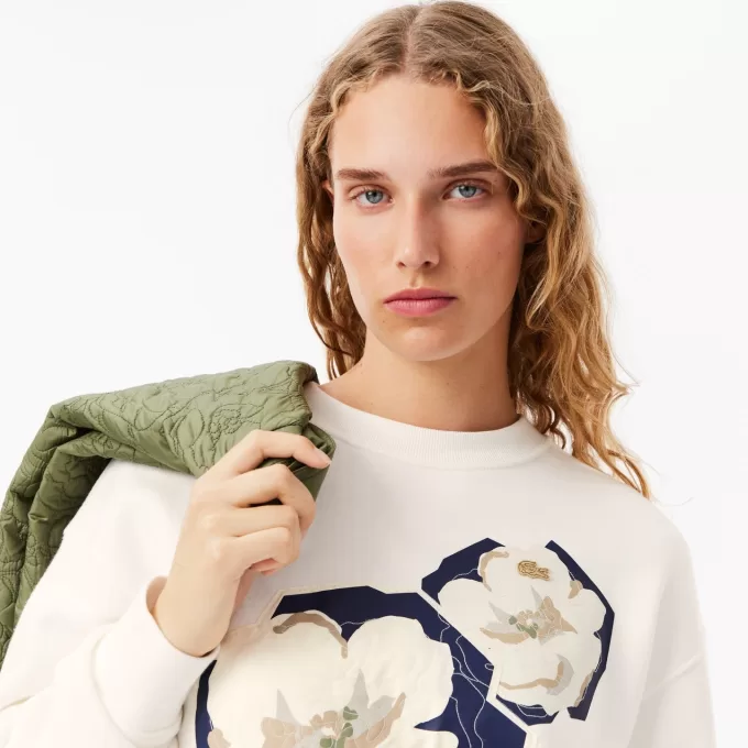 Fleece sweatshirt i overstørrelse