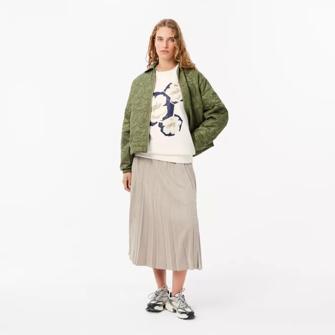 Fleece sweatshirt i overstørrelse