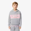 Fleece sweatshirt med kontrasttryk