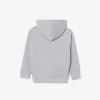 Fleece sweatshirt med kontrasttryk