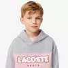 Fleece sweatshirt med kontrasttryk
