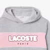Fleece sweatshirt med kontrasttryk