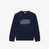 Fleece sweatshirt med krokodilletryk