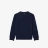 Fleece sweatshirt med krokodilletryk